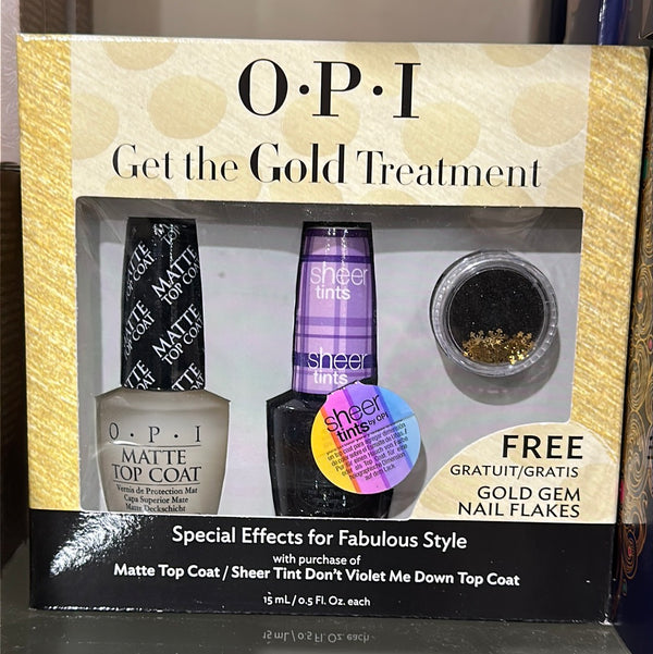 OPI SRF74 GET THE GOLD TREAMENT DUO
