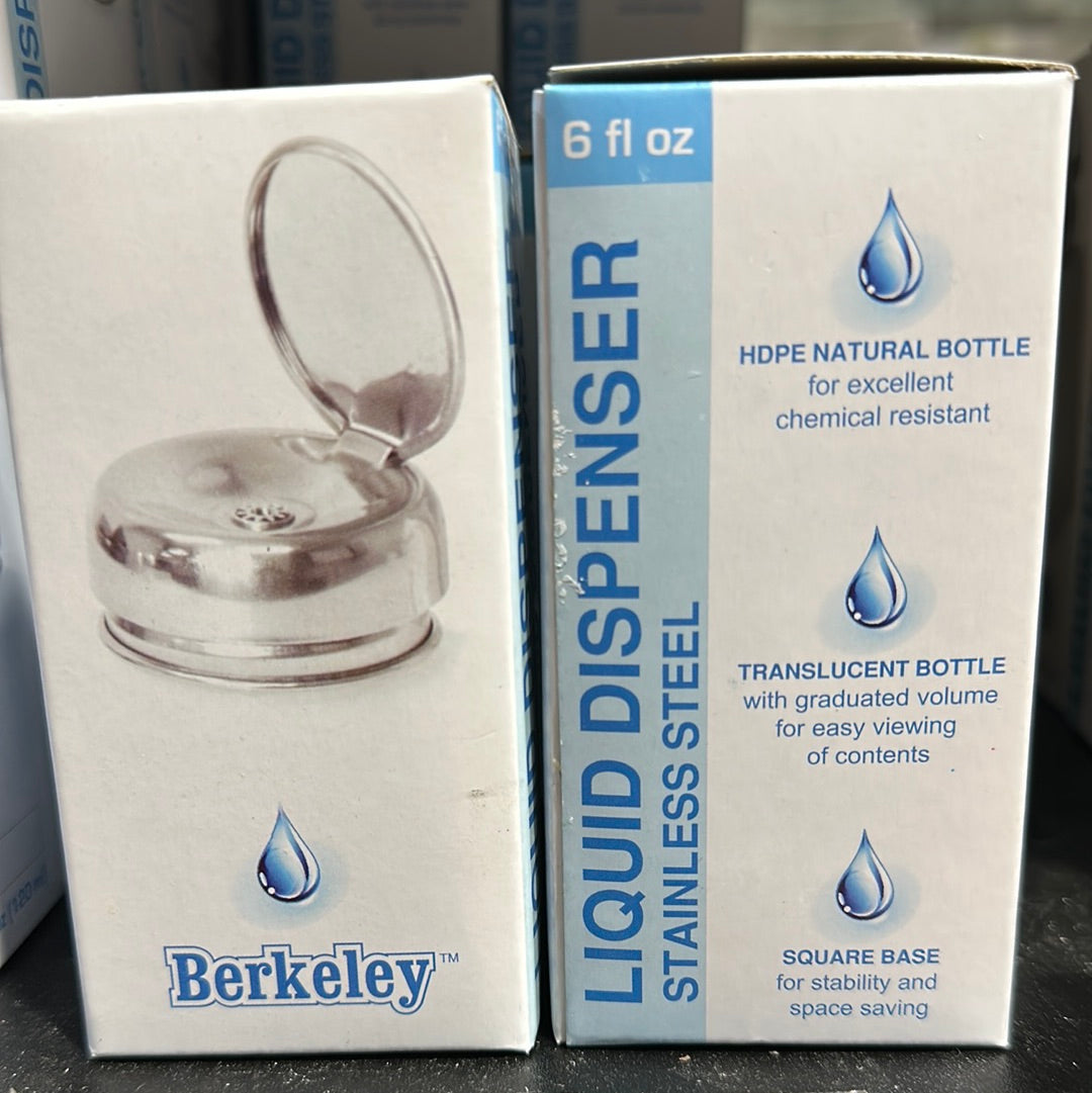 BER LP106CL BERKELEY LIQ PUMP S.S LID 6 OZ