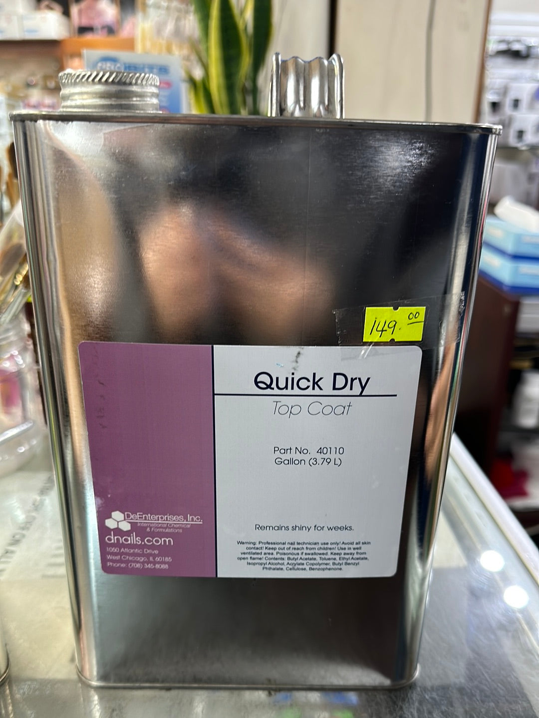 40110 QUICK DRY TOP COAT 1 GALLON