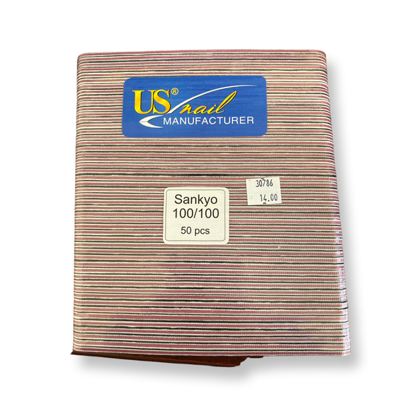 Nail file US 100/100 -50/pk - Secret Nail & Beauty Supply