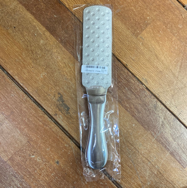 TRIMMERMATE STAINLESS STEEL FOOT FILE-COARSE/FINE