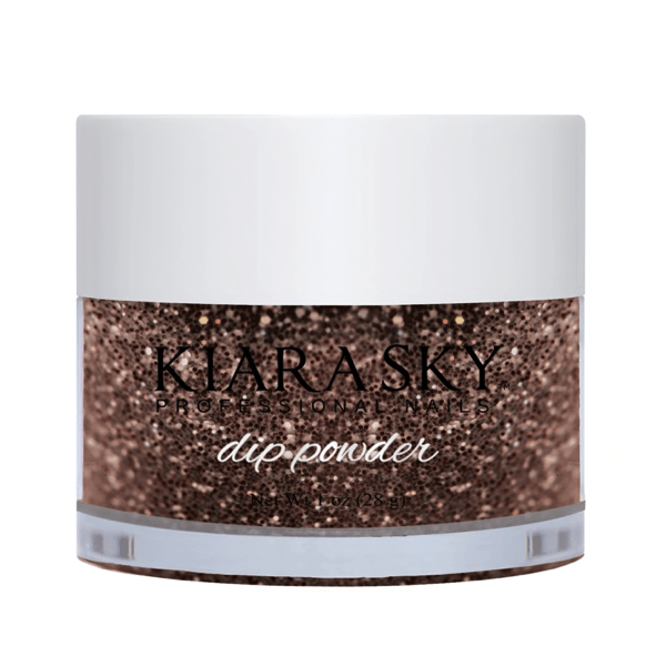 Kiara Sky Dip Powder - D467 CHOCOLATE GLAZE 1OZ