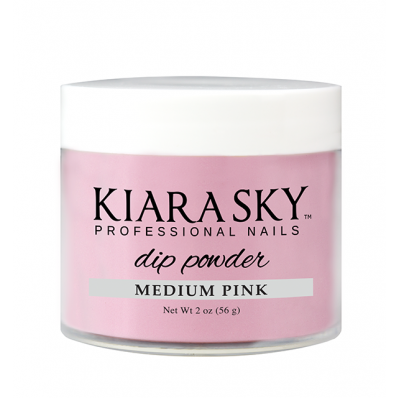 KIARA SKY DIP POWDER - MEDIUM PINK 2OZ-Nail Supply UK