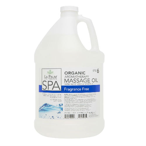 LA PALM MASSAGE OIL CLEAR (FRAGRANCE FREE) 1 GALLON - Secret Nail & Beauty Supply