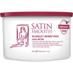 SATIN SMOOTH SCARLET BERRY with ACAI WAX 14 oz