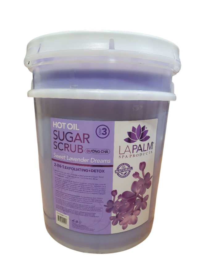 LAPALM HOT OIL SUGAR SCRUB - 5 GALLON