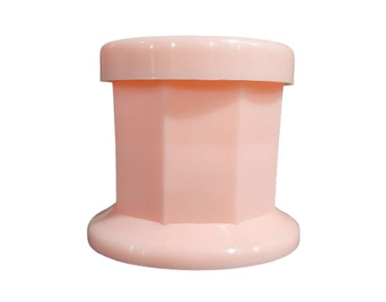 LC501-PI PLASTIC DAPPEN DISH W/ LID (Pink)