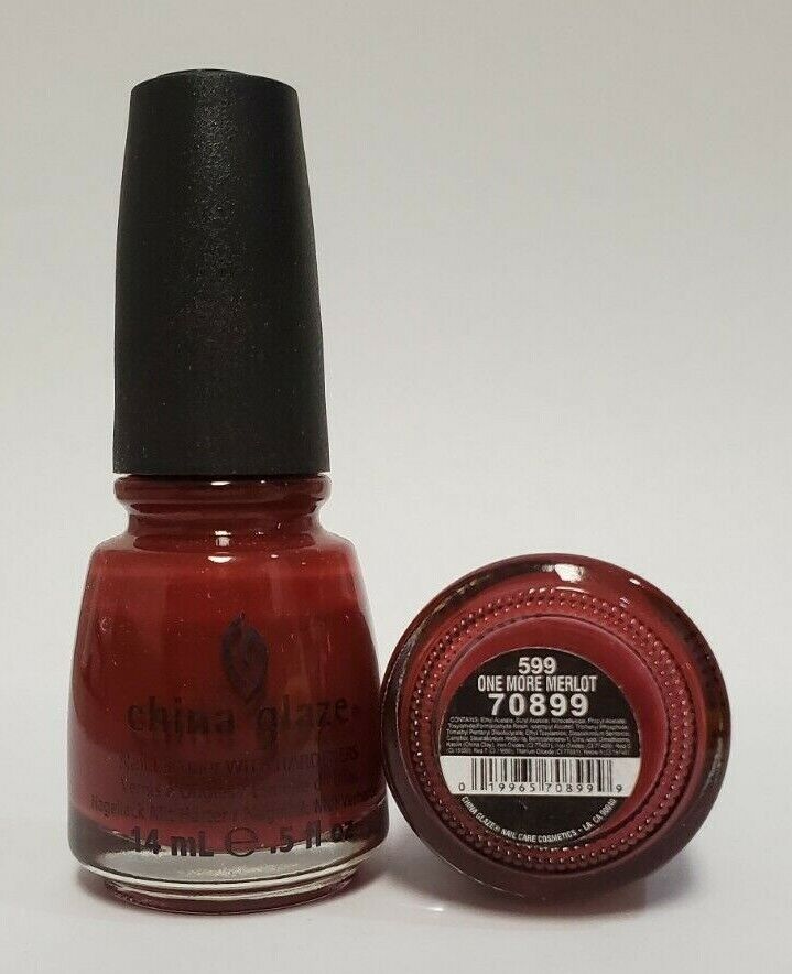 China Glaze Polish - ONE MORE MERLOT 70899 - Secret Nail & Beauty Supply