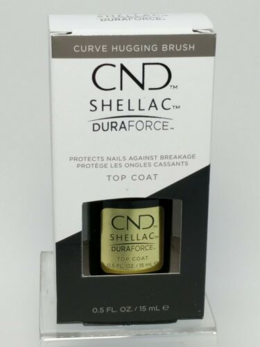 CND SHELLAC DURAFORCE TOP COAT 0.5 OZ ( LG)