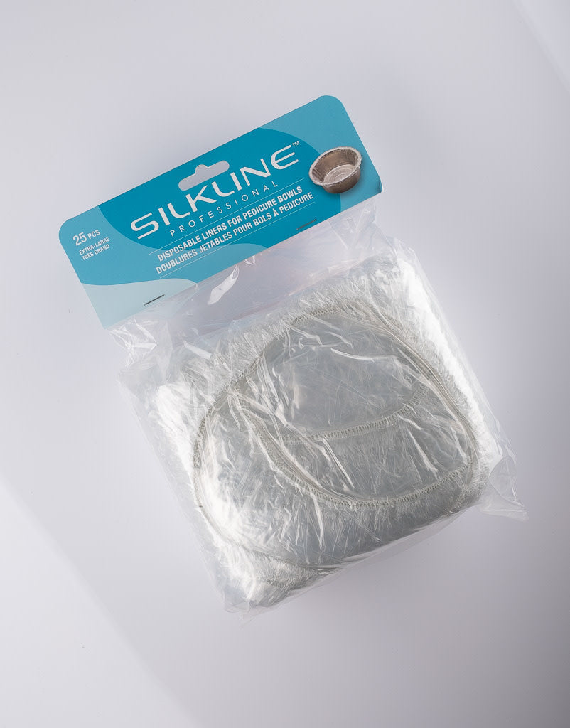 SLPEDI25LC PLASTIC LINERS FOR PEDI BOWL-25/PKG - Secret Nail & Beauty Supply