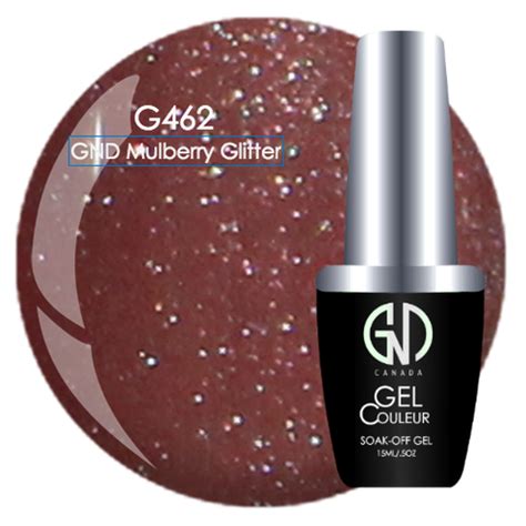 GND MULBERRY GLITTER GND G462 ONE STEP GEL