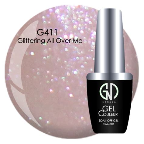GLITTERING ALL OVER ME GND G411 ONE STEP GEL