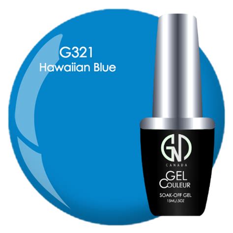 HAWAIIAN BLUE GND G321 ONE STEP GEL