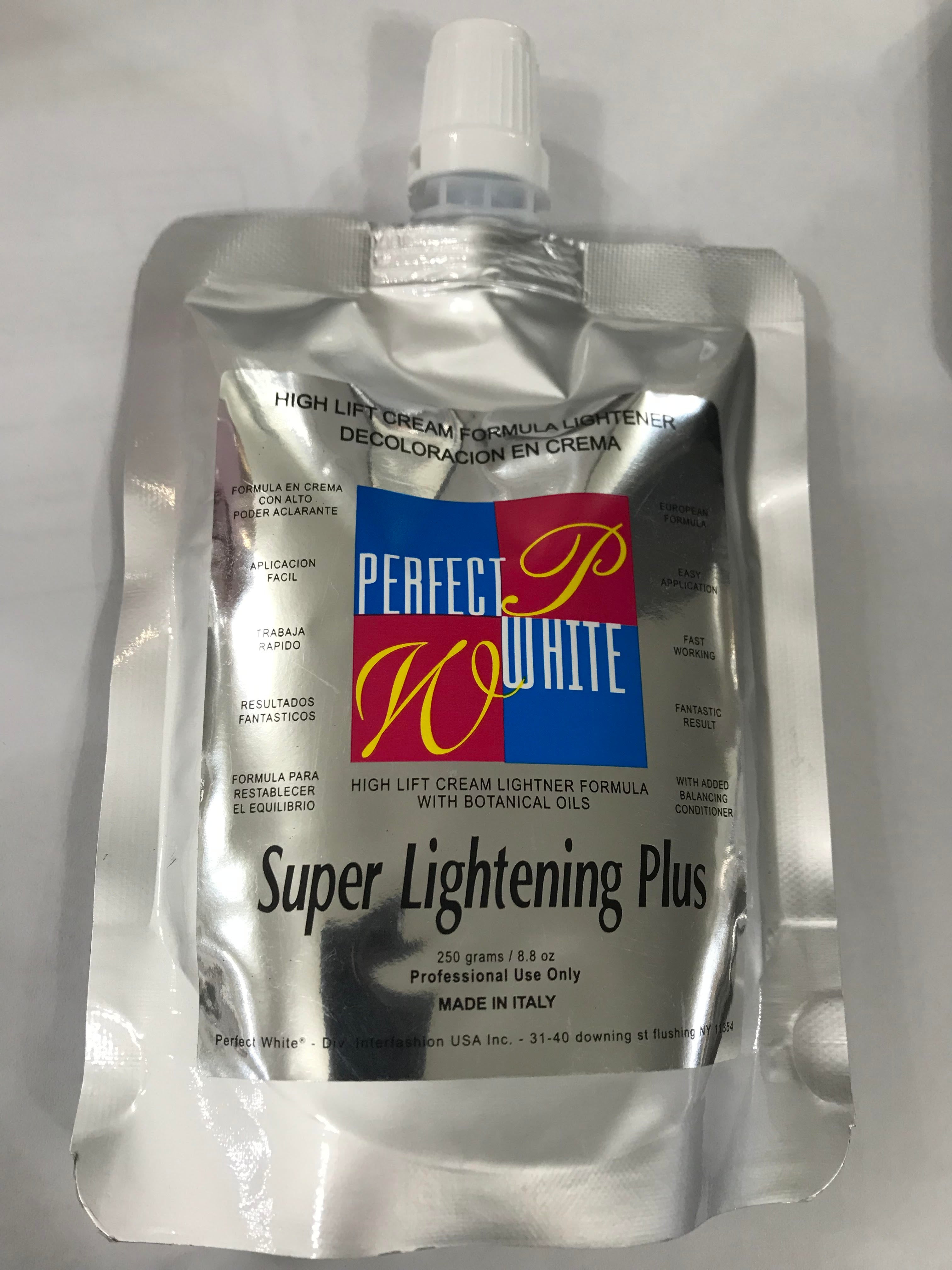 PERFECT WHITE SUPER LIGHTENING PLUS 8.8 0Z - Secret Nail & Beauty Supply
