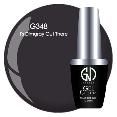 IT'S DIMGRAY OUT THERE GND G348 ONE STEP GEL