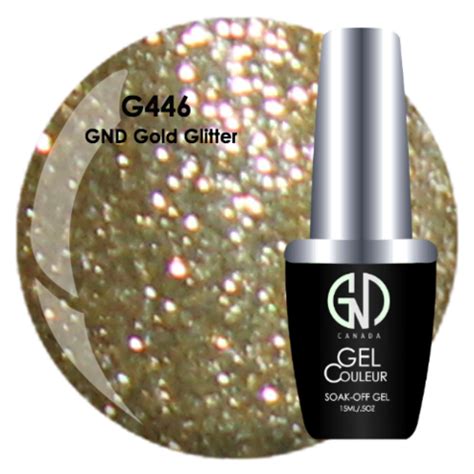 GND TRU GOLD GLITTER GND G466 ONE STEP GEL